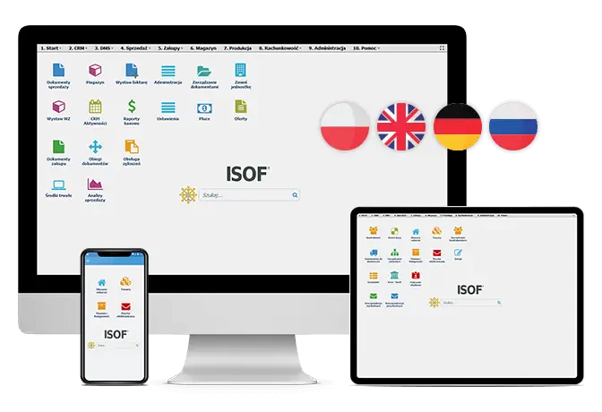 Ekrany - ISOF-ERP